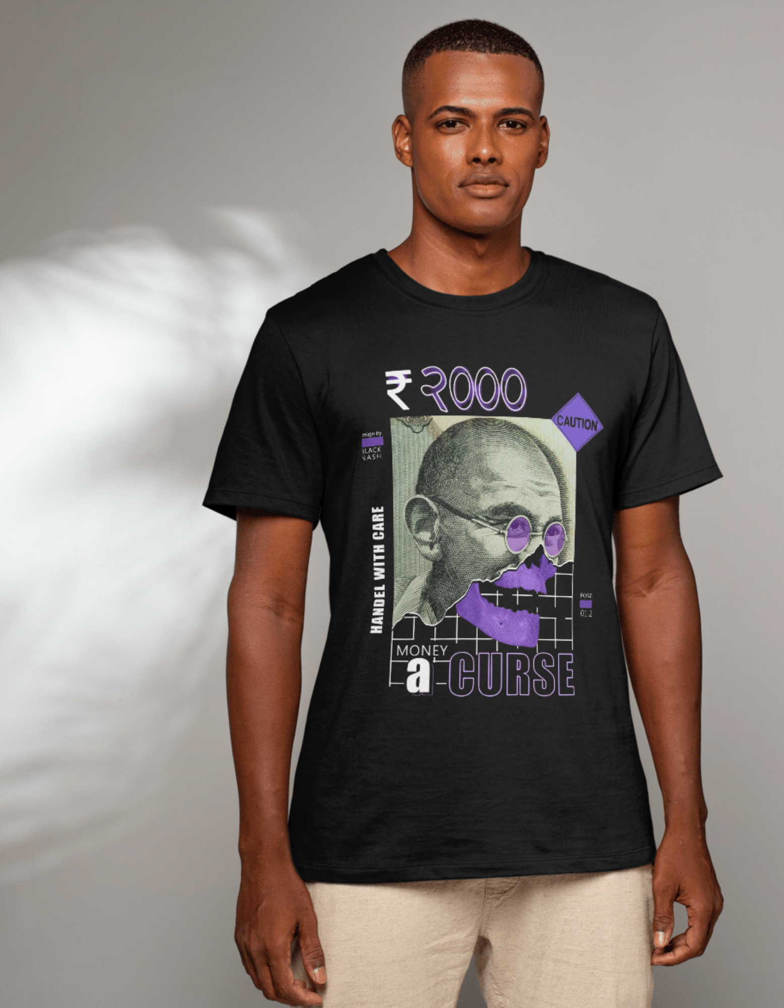 Gandhi Regular Fit Unisex Tshirt